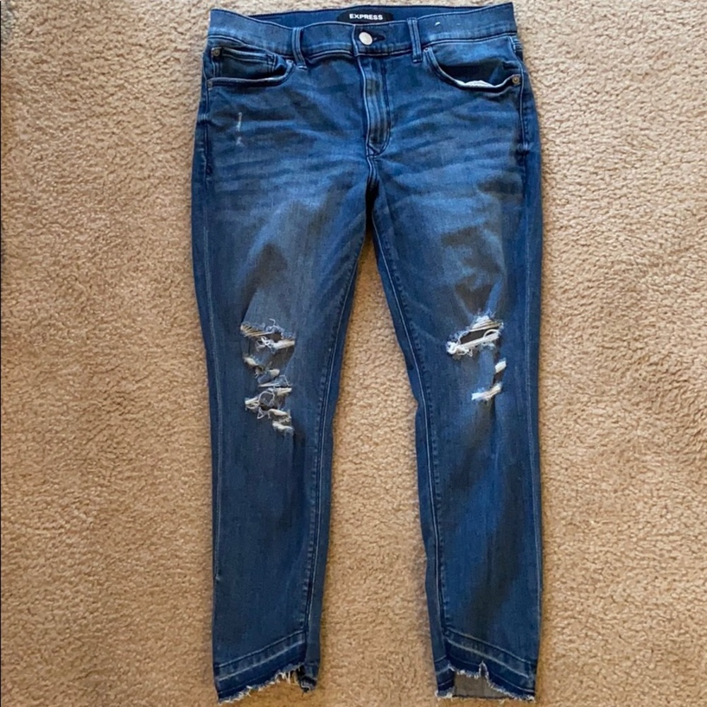 Express cropped leggings jeans